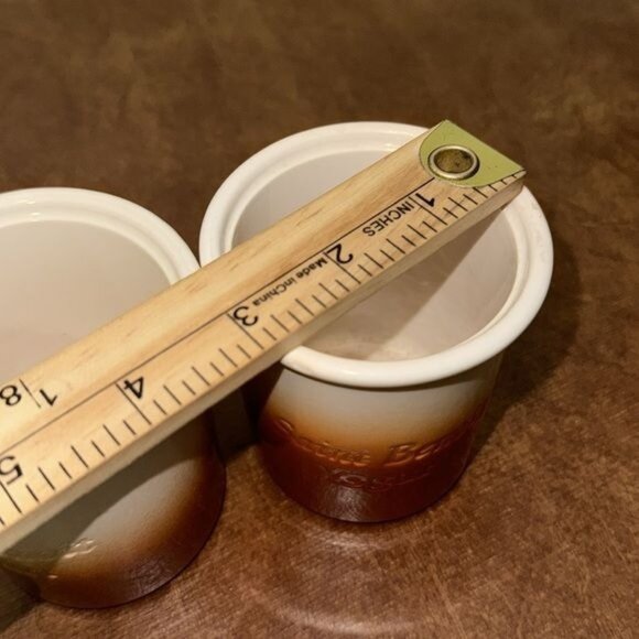 Set Of 2 Saint Benoit Yogurt Ceramic Cups - Picture 7 of 7